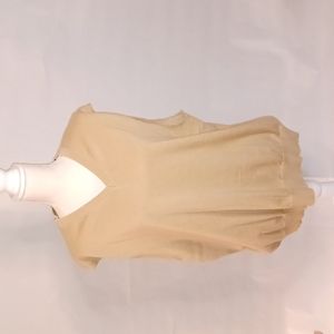 Lands' End Men's Sweater Vest - Tan - XL